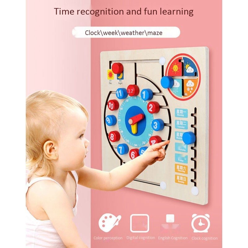 لعبة وقت الاقتران الرقمي للأطفال ، الساعة ، الدقيقة ، الثانية ، الإدراك ، مرحلة ما قبل المدرسة المبكرة ، الوسائل التعليمية ، اللعب