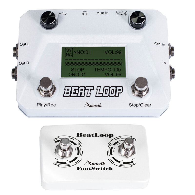 تميمة LBL-01 الغيتار فاز حلقة الدواسات طبل آلة Looper 40 الطبول إيقاع 50 دقيقة وبر وقت التسجيل مع تضمين بحرية