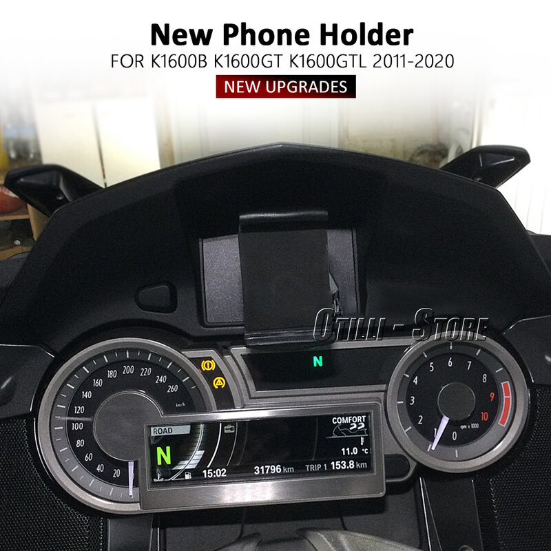 حامل هاتف محمول للدراجة النارية ، حامل نظام تحديد المواقع ، دعامة قوس لسيارات BMW K1600GT ، K1600 GT ، K1600GTL ، K1600B ، 2011-2020