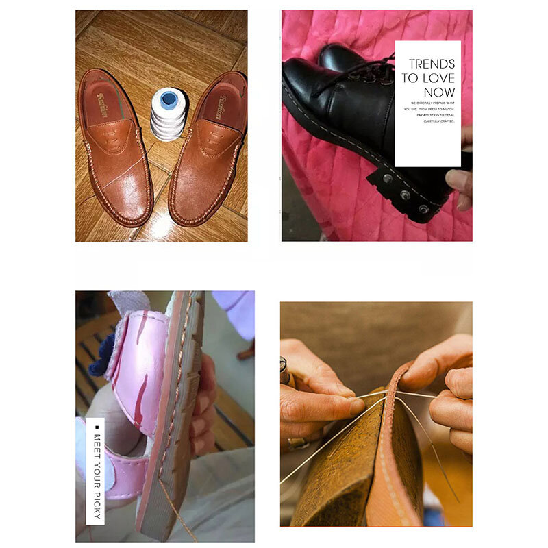 مجموعة أدوات الخياطة الجلدية ، قابلة للاستبدال ، مجموعة أدوات إصلاح الأحذية متعددة الوظائف ، إبر خياطة لكمة ، لتقوم بها بنفسك الجلود