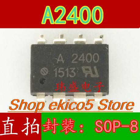 A2400 HCPL-2400 SOP-8 IC ، الأسهم الأصلية ، 10 قطعة