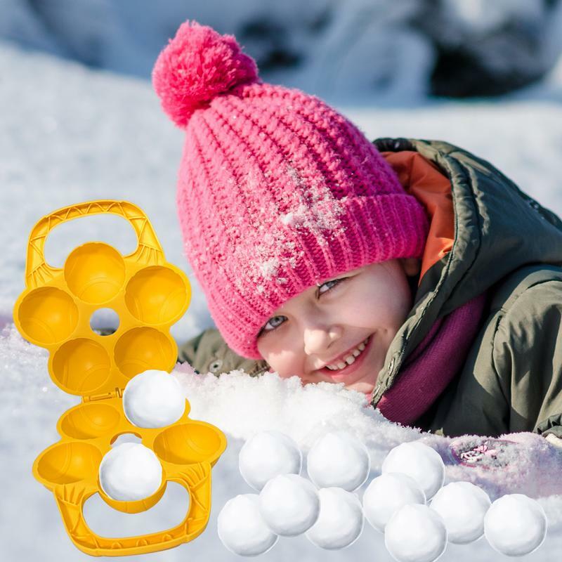 مشبك صانع كرة الثلج للأطفال ، قالب كرة الثلج ، أداة صنع كرة الثلج ، في الهواء الطلق ، الأولاد ، الفتيات ، الأطفال ، الشتاء ، مكافحة اللعب
