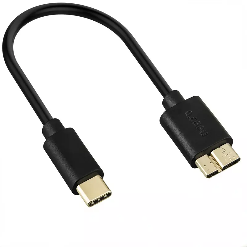 USB نوع C 3.1 إلى مايكرو B 3.0 كابل لسامسونج نوت 3 S5 2.5 بوصة القرص الصلب كابل اللوحي مايكرو B كابل الكمبيوتر الملحقات