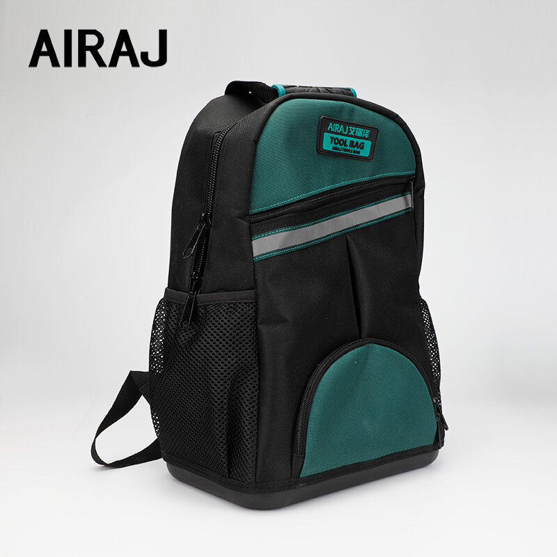 AIRAJ-حقيبة ظهر متعددة الجيوب بسعة كبيرة ، حقيبة أدوات كهربائي ، حقيبة عامل سباك ، نمط جديد ، حقيبة أدوات عامل سباك
