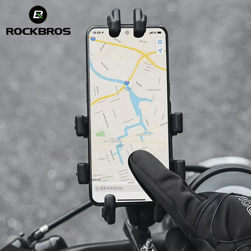ROCKBROS-يندبروف دراجة قفازات ، شاشة تعمل باللمس ، في الهواء الطلق ، دراجة نارية ، تزلج ، المضادة للانزلاق ، الحرارية ، الدراجات ، الدافئة ، الشتاء