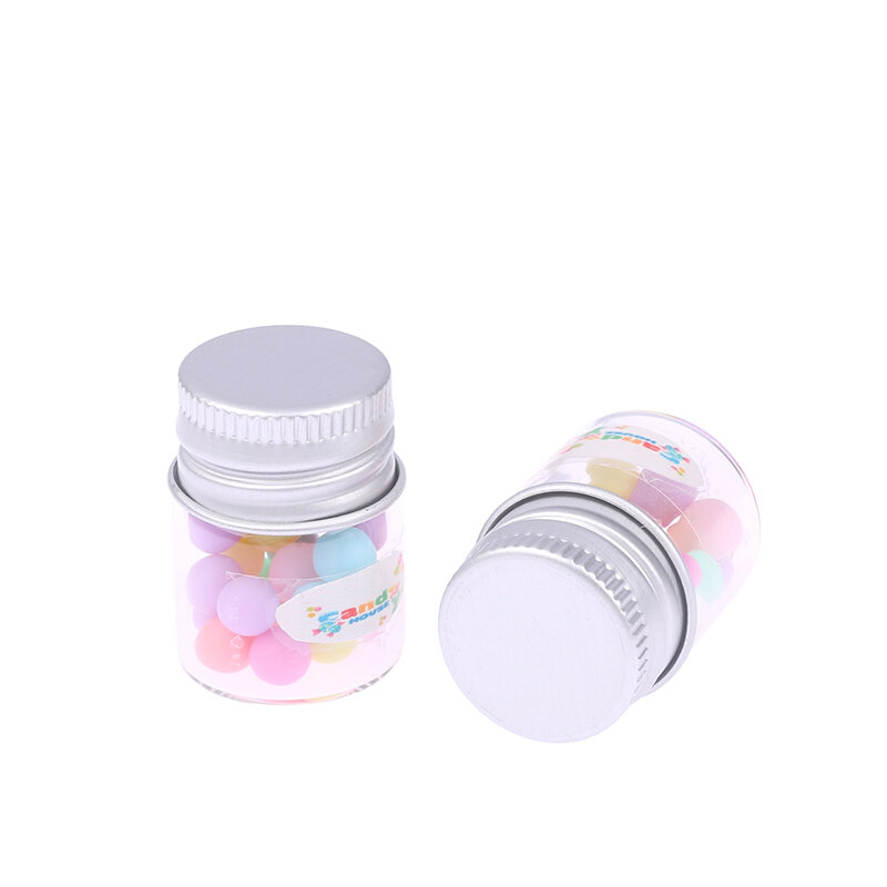 1 قطعة دمية مصغرة محاكاة Jar بها بنفسك الحلوى جرة بيت الدمية اكسسوارات الاطفال الهدايا