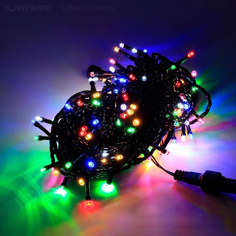 أضواء LED خارجية تعمل بالطاقة الشمسية ، ديكور الحديقة ، أضواء عيد الميلاد ، أضواء جنية لحفلات الزفاف ، أضواء إكليل ، 20 ، 30 ، 50 ، مصابيح LED
