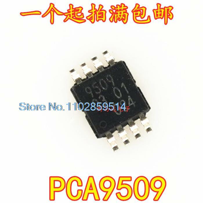 10 قطعة/الوحدة PCA9509DP PCA9509 9509 MSOP-8 IC