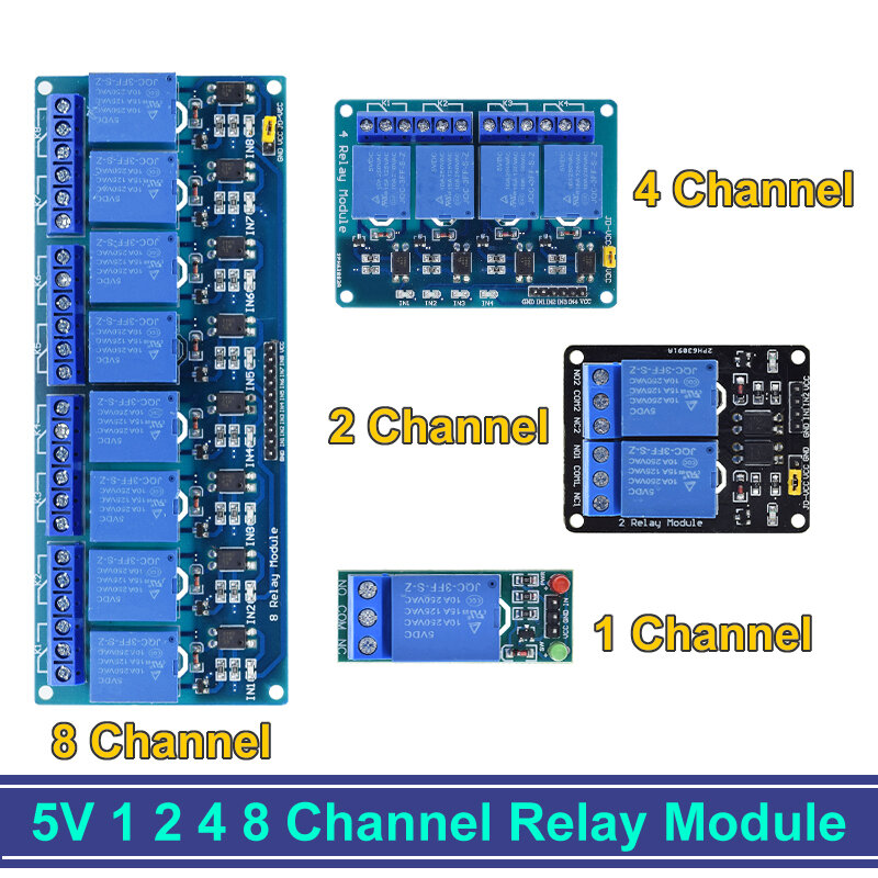 وحدة ترحيل القناة TZT 5 فولت 12V1 2 4 6 8 مع مخرجات مرحل أوبتوكوبلر 1 2 4 6 8 وحدة مرحل للطرق لـ Arduino في المخزن