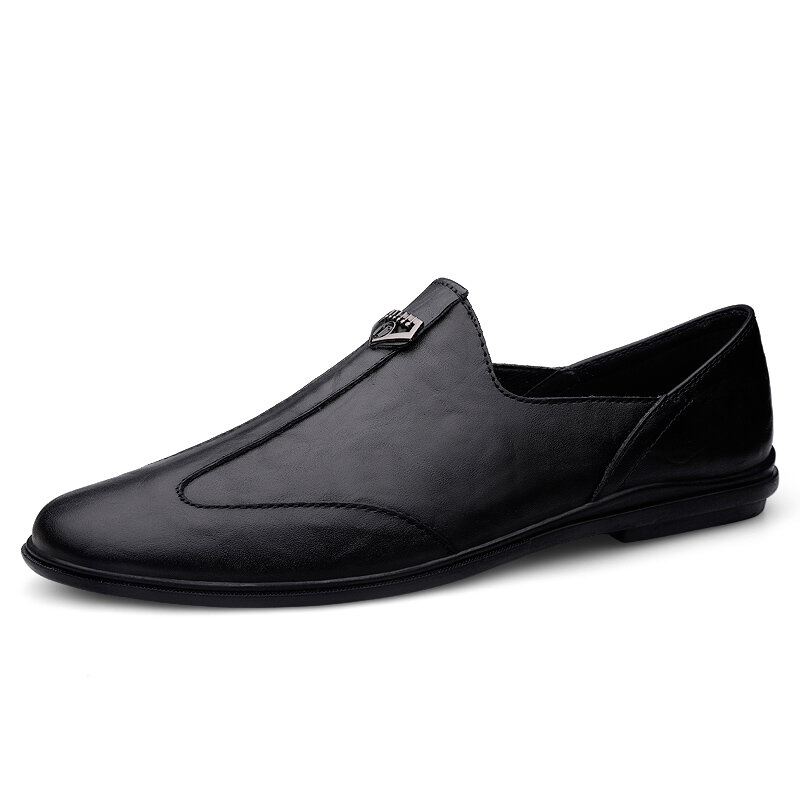 2022 رجل أحذية غير رسمية موضة جلدية الأعمال مكتب أحذية الزفاف الرجال القيادة بيني المتسكعون خفيفة الوزن قارب حذاء عالية الجودة