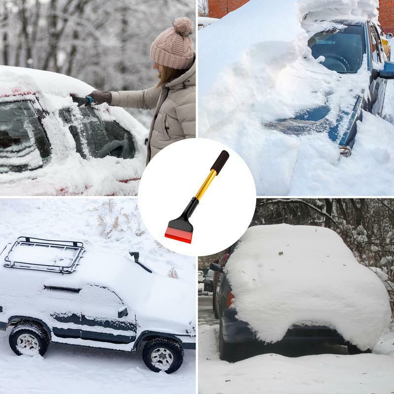 كاشطات الثلج للسيارات العالمية ، مجرفة الثلج للزجاج الأمامي للسيارات ، ممسحة ذات مقبض طويل ، ملحقات تنظيف السيارات