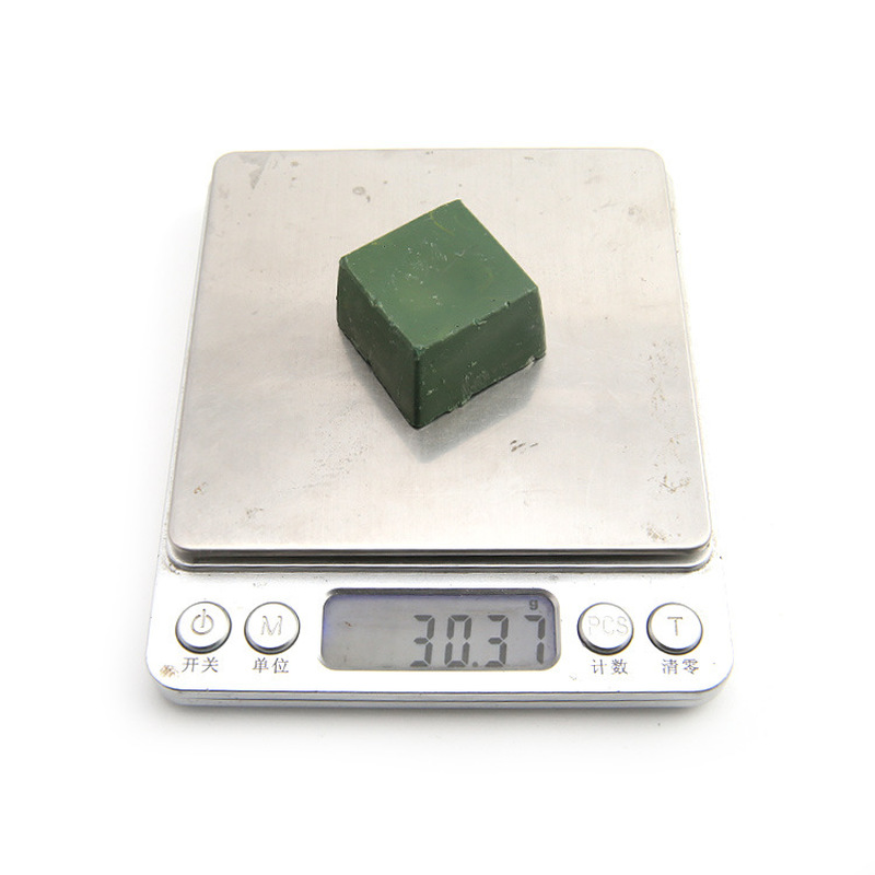 1 قطعة 3x3 سنتيمتر Compound بها بنفسك مجمع الأخضر تلميع لصق جلخ لصق المعادن تلميع الشمع لصق الكروم الأخضر أكسيد طحن لصق 30 جرام