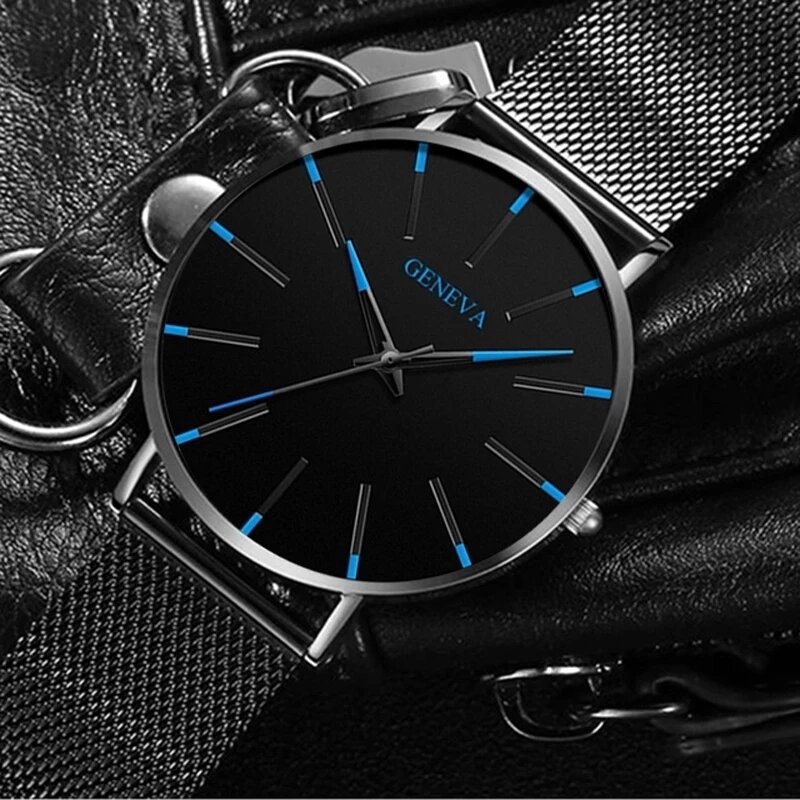 ساعات رجالية 2022 الجديد الرجال الساعات أنيق الحد الأدنى شبكة من الاستانلس استيل حزام كوارتز ساعة حار كلاسيكي عادية ذكر Watche reloj hombre