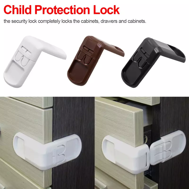 قفل باب لحماية الطفل ، مجموعة أمان متعددة الوظائف ، حماية الطفل ، أقفال وأشرطة للخزانة ، 5 *
