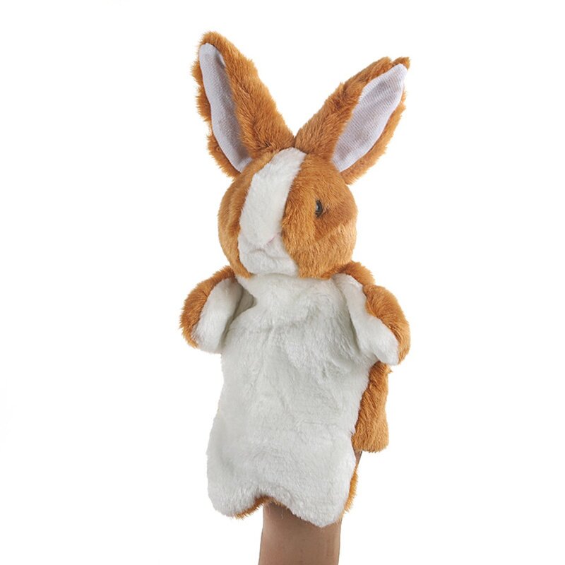 دمية أرنب محشوة على شكل حيوان ، أرنب مخملي ناعم ، تعليم مبكر ، أزياء كرتونية ، 8 ألوان