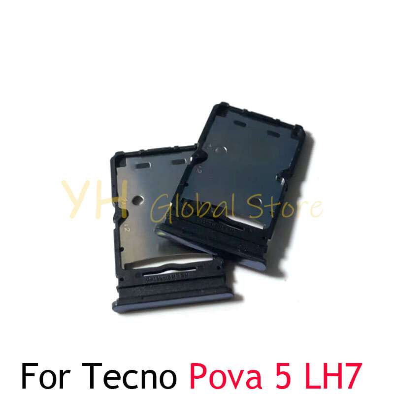 حامل صينية فتحة بطاقة Sim ، قطع غيار ، Tecno Pova 5 ، LH7n ، LH7