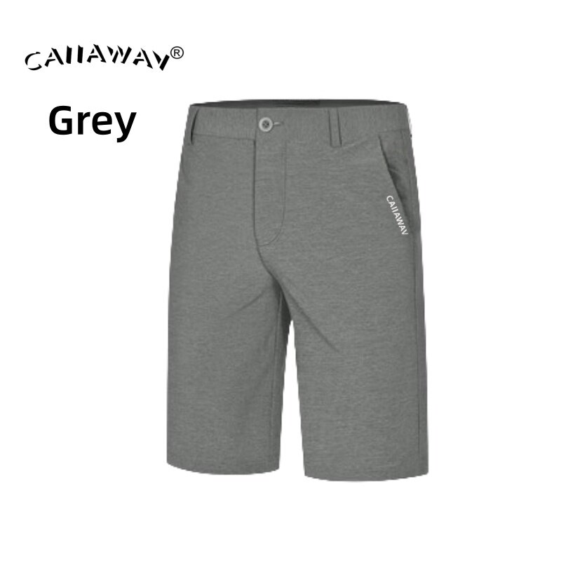 CAIIAWAV-شورت جولف رجالي قابل للتنفس ، شورت صيفي منعش ، ملابس غير رسمية مريحة من القطن ، ملابس رياضية