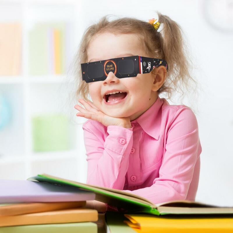 نظارات شمسية لكسوف الشمس نظارات معتمدة لحماية العينين لمشاهدة الكسوف الشمسي ، ISO ، 20 ،