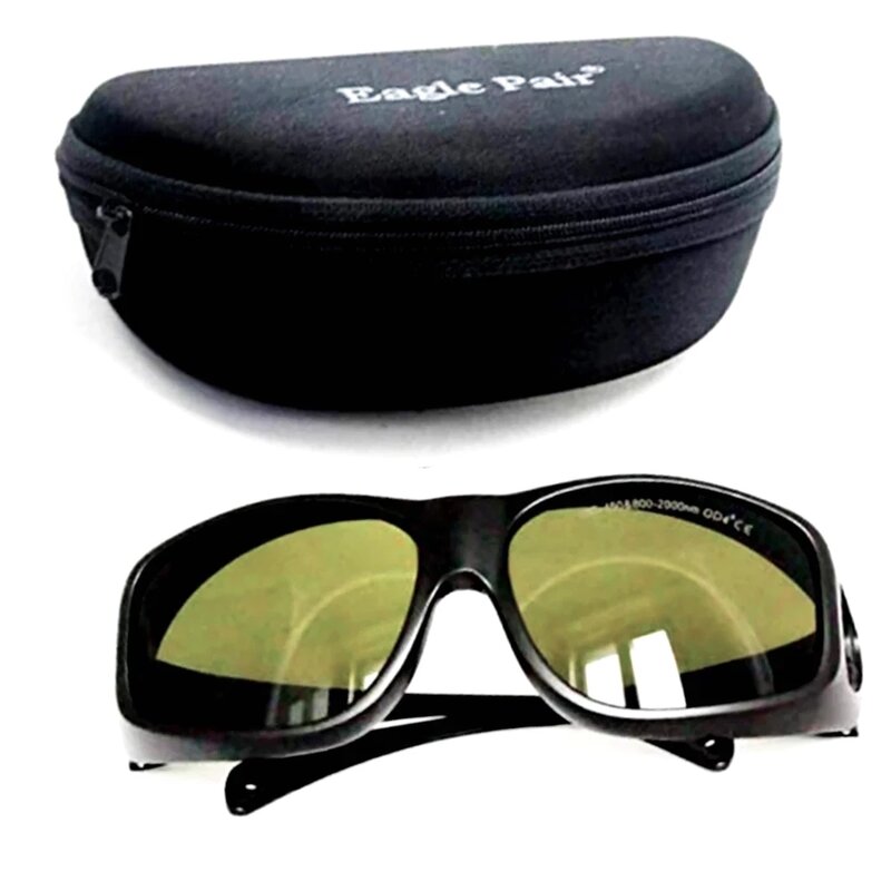 نظارات حماية ليزر مع صندوق ، نظارات ، 266nm ، 35nm ، 40nm ، 450nm ، 808nm ، r4، 1064nm ، 2000nm