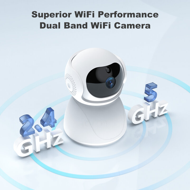 iCam365 APP 5Ghz 2.4G ثنائي النطاق 1080P WiFi لاسلكي لتتبع السيارات مراقبة الطفل PTZ مراقبة أمنية CCTV كاميرا صغيرة