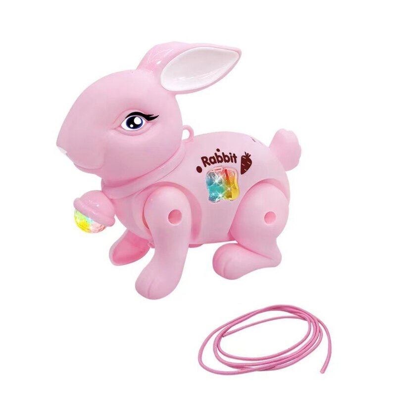 لعبة العارض على شكل أرنب للأطفال لعبة ليلية مضيئة على شكل أرنب للأطفال الصغار لعبة التعليم المبكر دروبشيب