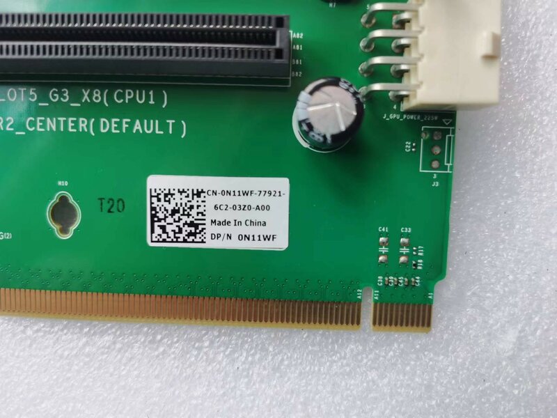 R730XD R730 N11WF 0N11WF 392WG 0392WG PCI-E RISER2 بطاقة
