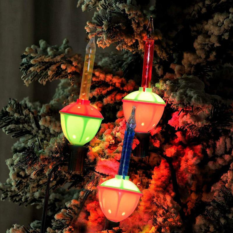 متعدد الألوان عيد الميلاد فقاعة مصابيح كهربائية ، متعدد الألوان مصباح سلسلة ، 7 أضواء ، داخلي ، في الهواء الطلق ، عطلة ، جو لوازم الديكور