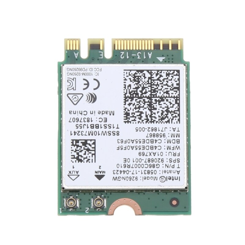 محول واي فاي 9260AC 9260NGW 1730Mbps 5G بطاقة الشبكة اللاسلكية BT5.0 ثنائي النطاق
