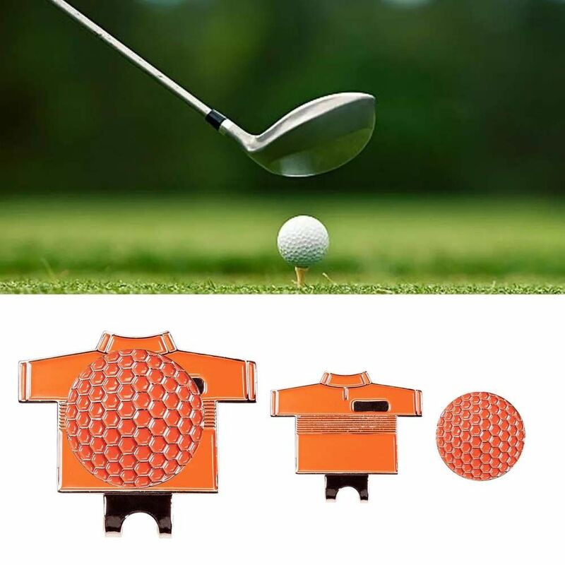 علامة وضع كرة الجولف المغناطيسية للجولف ، تصميم جيرسي ، مشبك قبعة ، محاذاة وضع الجولف ، إكسسوارات العلامات