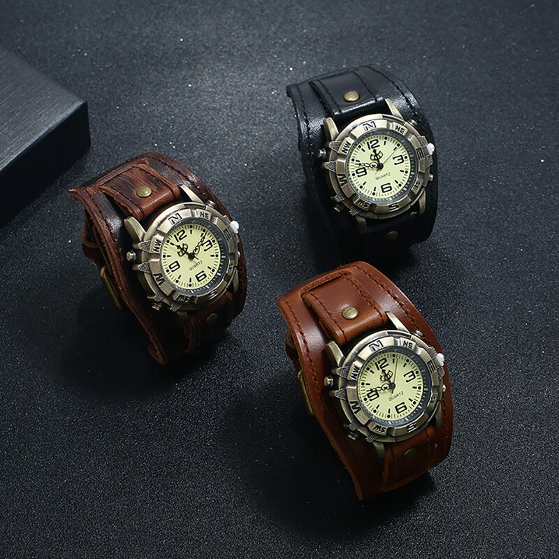 ساعة كوارتز كلاسيكية للرجال ، حزام مشبك دبوس ، ساعة جلدية ، تصميم أزياء ، تصميم جديد ،