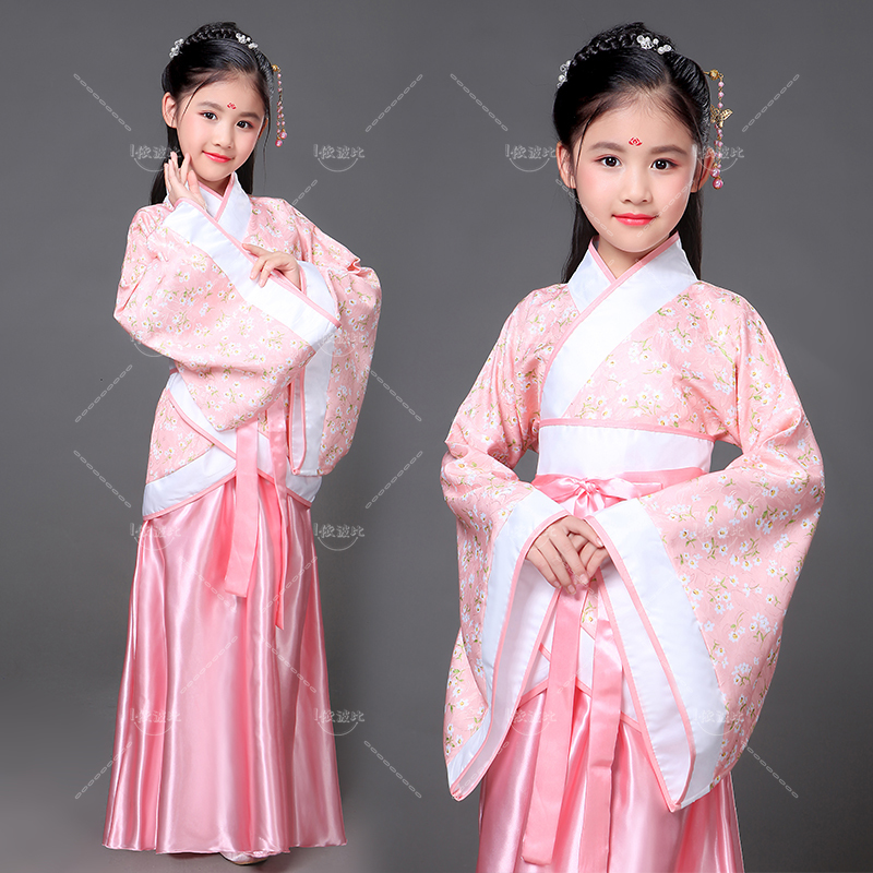 الملابس التقليدية الصينية للأطفال ، هانفو ، فستان الملكة ، الملابس القديمة ، الأزياء النسائية ، الزي التقليدي للفتيات