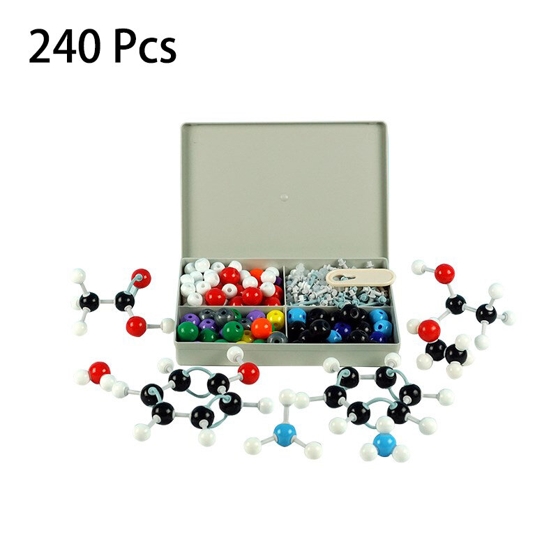 240 قطعة الكيميائية مجموعة نموذج التركيب الجزيئي نموذج عدة والكيمياء العضوية أتوم السندات المواد الكيميائية المختبرية الطبية الفصول الدراسية