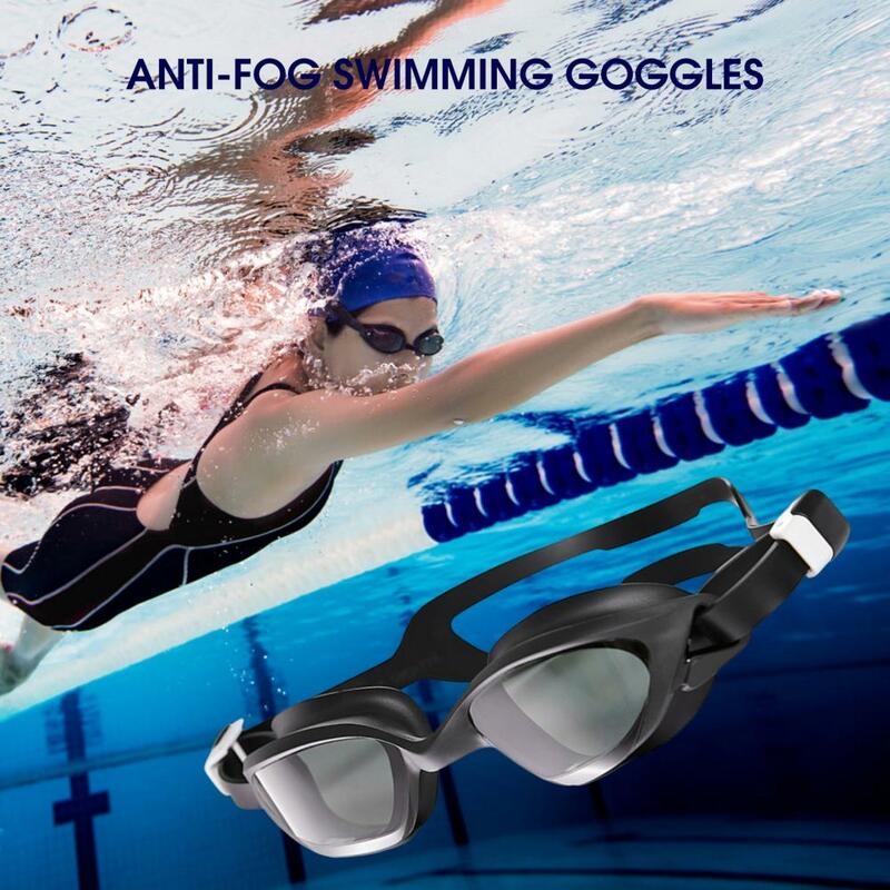 نظارات الوقاية للسباحة قابل للتعديل عالية المتانة المضادة للكسر مقاوم للماء تصميم مريح نظارات السباحة الكبار المهنية