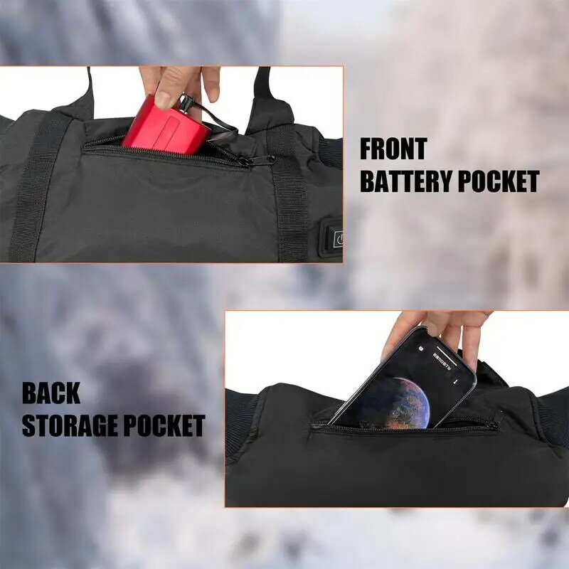 ساخنة اليد دفئا الحقيبة ، USB التدفئة السريعة ، القفازات الحرارية ، حقيبة الخصر ، 3 والعتاد ضبط ، الاحترار في فصل الشتاء ، التخييم في الهواء الطلق ، قفازات الصيد