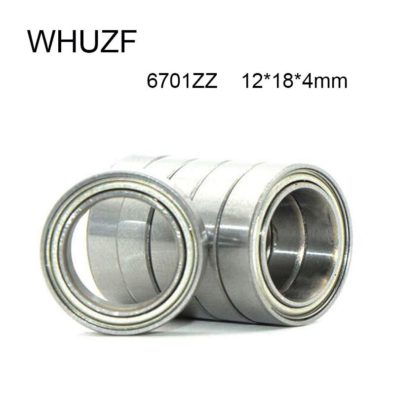 WHUZF شحن مجاني 6701ZZ تحمل 12x18x4 ملليمتر رقيقة جدار القسم 6701 ZZ الكرات ل سيارات لعبة 61701ZZ 6701Z