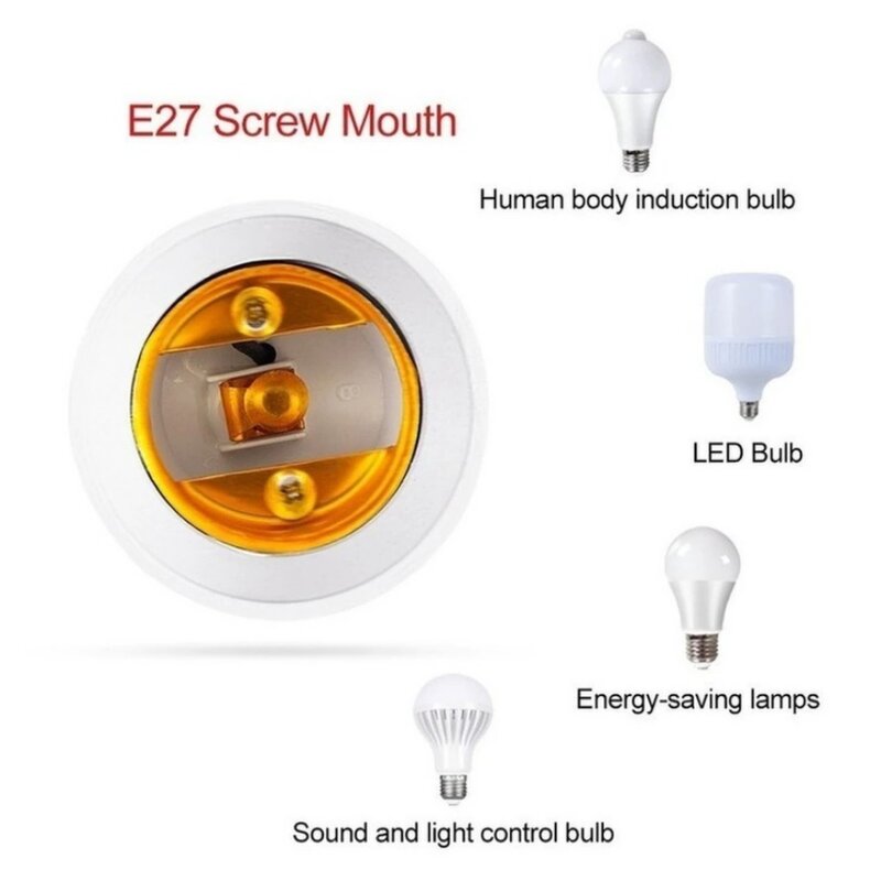 حامل مصباح تحويل المقبس ، E14 إلى E27 ، البلاستيك المقاوم للحريق ، محول ، عالية الجودة ، محول لمبة