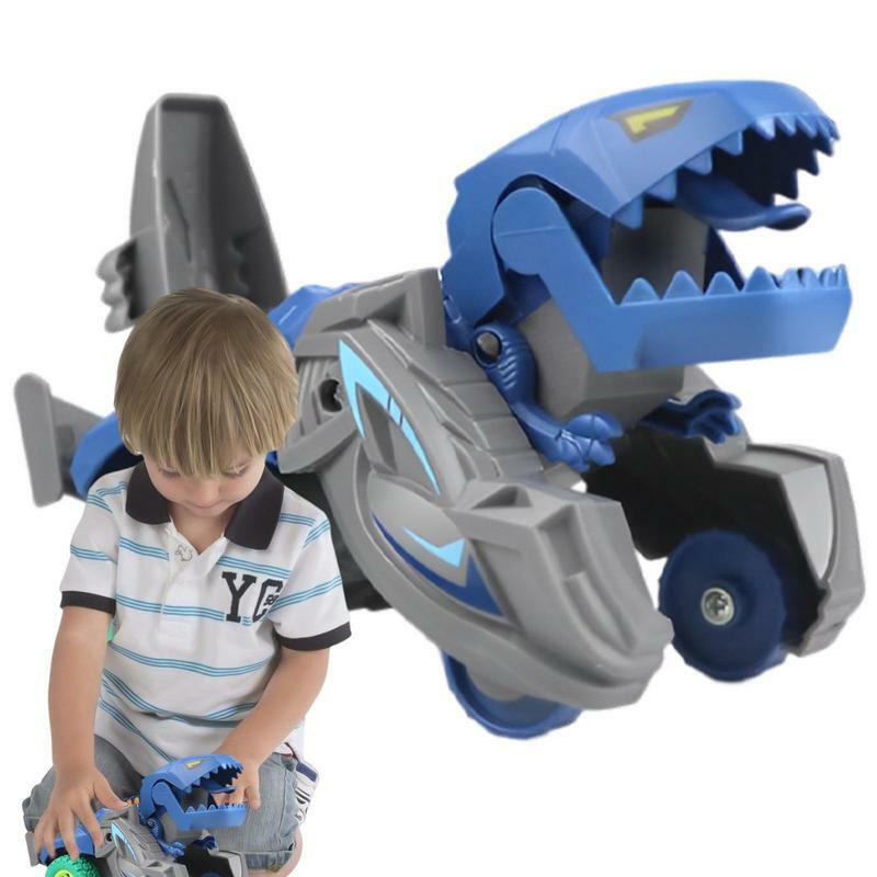 جديد تحويل ديناصور سيارة تشوه سيارة اللعب بالقصور الذاتي انزلاق دينو سيارة التلقائي تحويل لعبة الأولاد هدايا مذهلة لعبة طفل