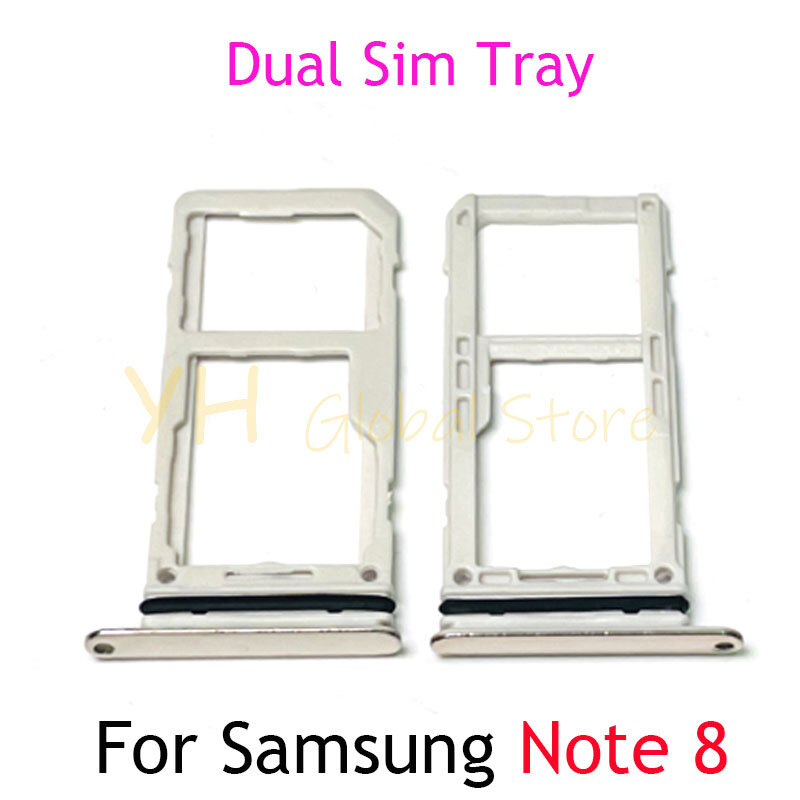 حامل درج فتحة بطاقة Sim ، قطع غيار إصلاح ، Samsung Galaxy Note 8 ، N950FD