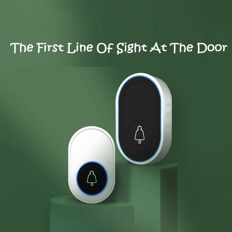 المنزل اللاسلكية الجرس الذكية صوت الإلكترونية تنبيه الباب لينغ واحد استقبال واحد جرس الباب فائقة طويلة المدى