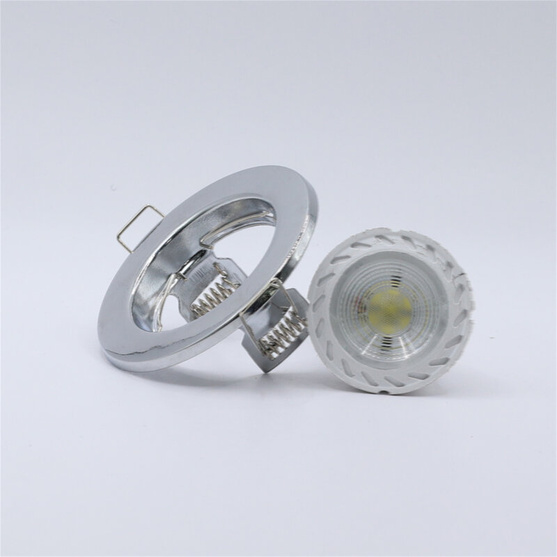 ضوء LED قابل للتعديل مضمن من الألومنيوم ، حجم صغير ، مصباح سقف لأسفل ، MR16 ، GU10