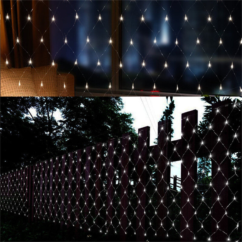 ستارة شبكية ليد شبكة ضوء خيالية ، إكليل عيد الميلاد ، ديكور الحديقة ، حفل الزفاف ، السنة الجديدة ، في الهواء الطلق ، EU ، من من V ، 3x2m ،