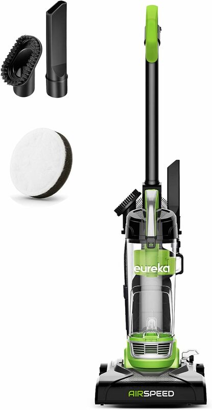 Eureka-مكنسة كهربائية خفيفة الوزن للغاية ، قوية ، بدون حقيبة ، منتصبة ، سجاد وأرضية ، سرعة هواء ، مع فلتر بديل ، خضراء