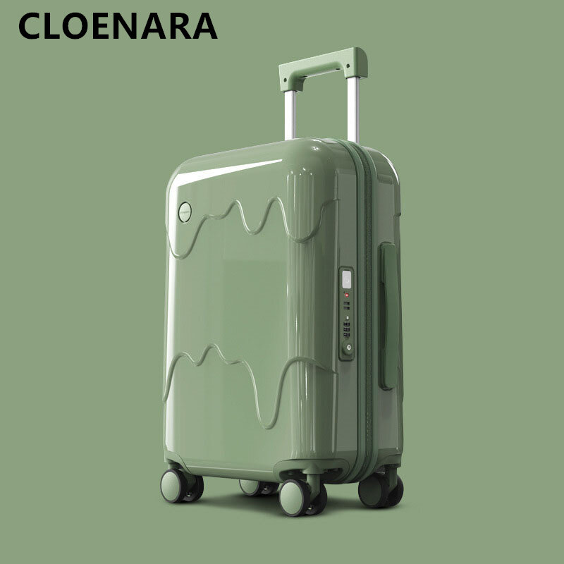 حقيبة جديدة من COLENARA مقاس 20 بوصة و24 بوصة و26 بوصة حافظة ترولي للأعمال النسائية صندوق رمز الصعود للرجال مع عجلات وأمتعة قابلة للجر