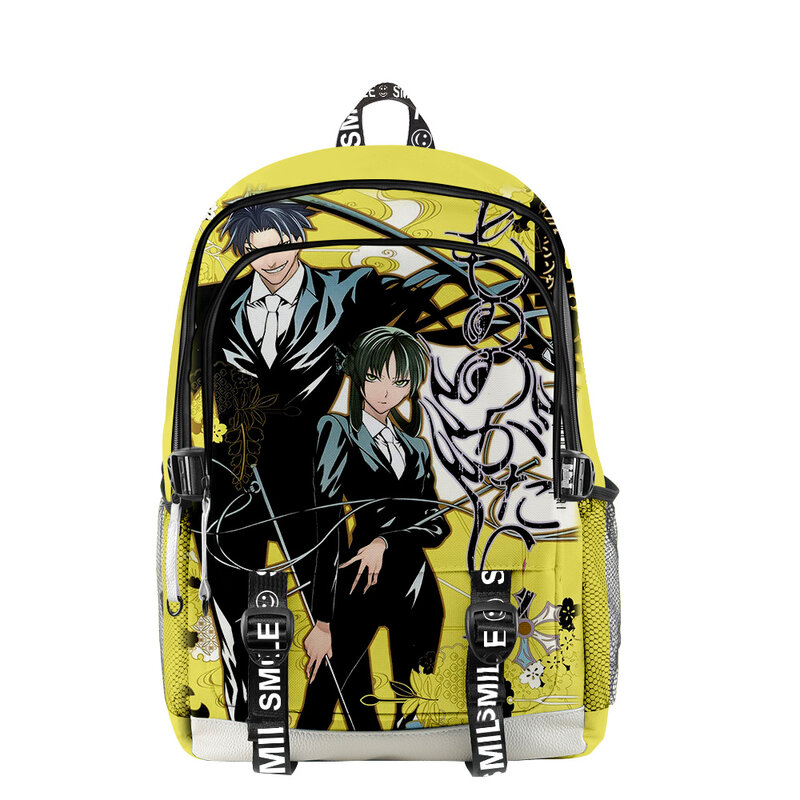 Mononogatari أنيمي 2023 جديد سستة حقيبة الظهر حقيبة مدرسية فريدة من نوعها Daypack السفر حقيبة أكسفورد القماش