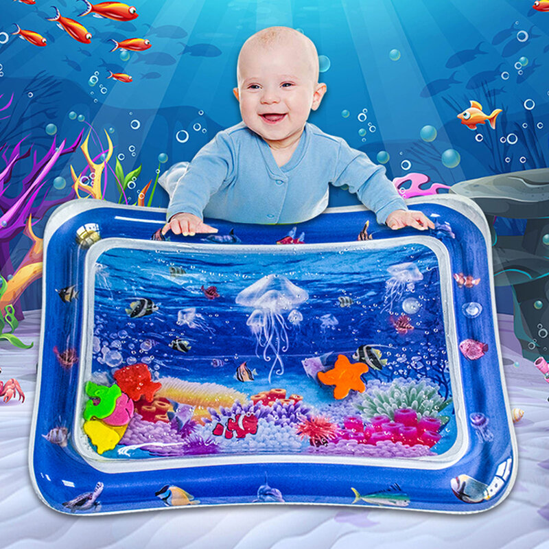طفل حصيرة الماء البطن المياه تلعب وسادة لالرسوم حصيرة الماء الرضع والأطفال الصغار هو الكمال متعة وقت اللعب مركز النشاط الخاص بك
