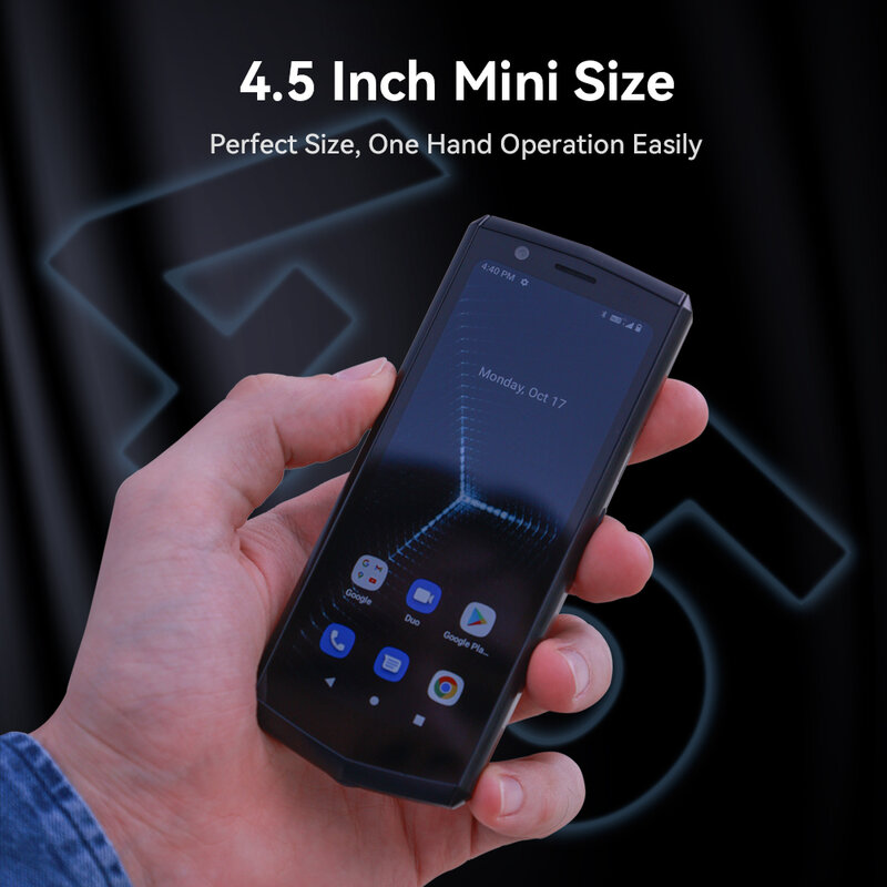 هاتف Cubot Pocket 3 الذكي الصغير 4.5 بوصة ، هيليو G85 ، ثماني النواة ، NFC ، 4GB RAM ، 64GB ROM ، 3000mAh ، كاميرا 20MP ، هاتف بشريحتين 4G