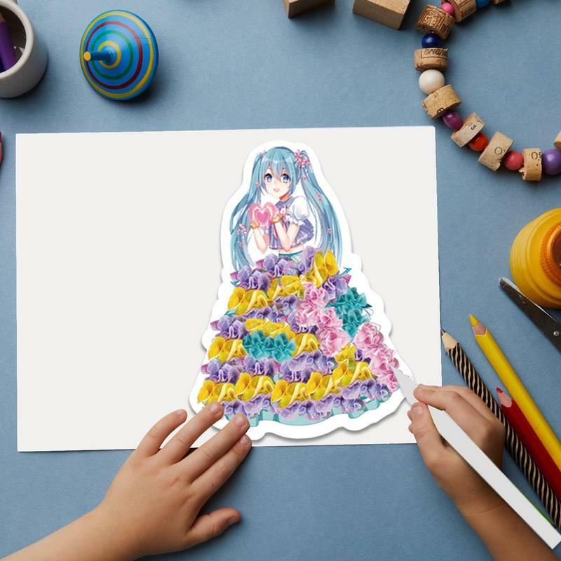 جعل ملصقات الأميرة الخاصة بك ، وجعل الملصقات الخاصة بك ، يدوية الصنع ، DIY بها بنفسك ، متعة ، اللوحة للأطفال