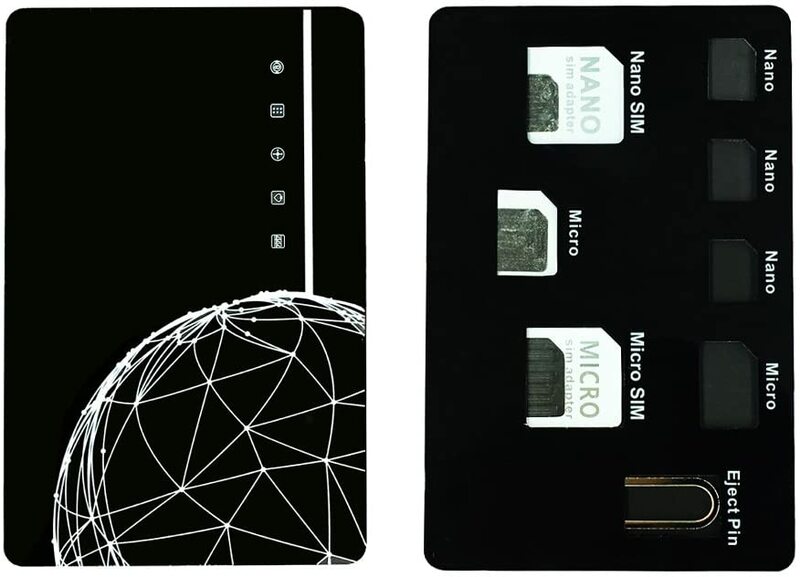 حامل بطاقة SIM وحالة بطاقة MicroSD ، التخزين والمنظم ، وشملت دبوس ، ضئيلة