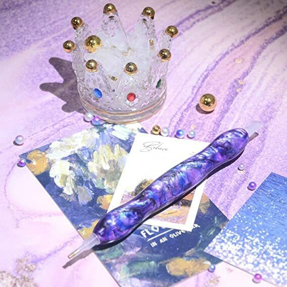 اليدوية الراتنج 5D الماس اللوحة الفن الحفر القلم القلم عدة أداة الملحقات و الماس الطلاء الفن القلم نصائح رؤساء بلاسر و الشمع