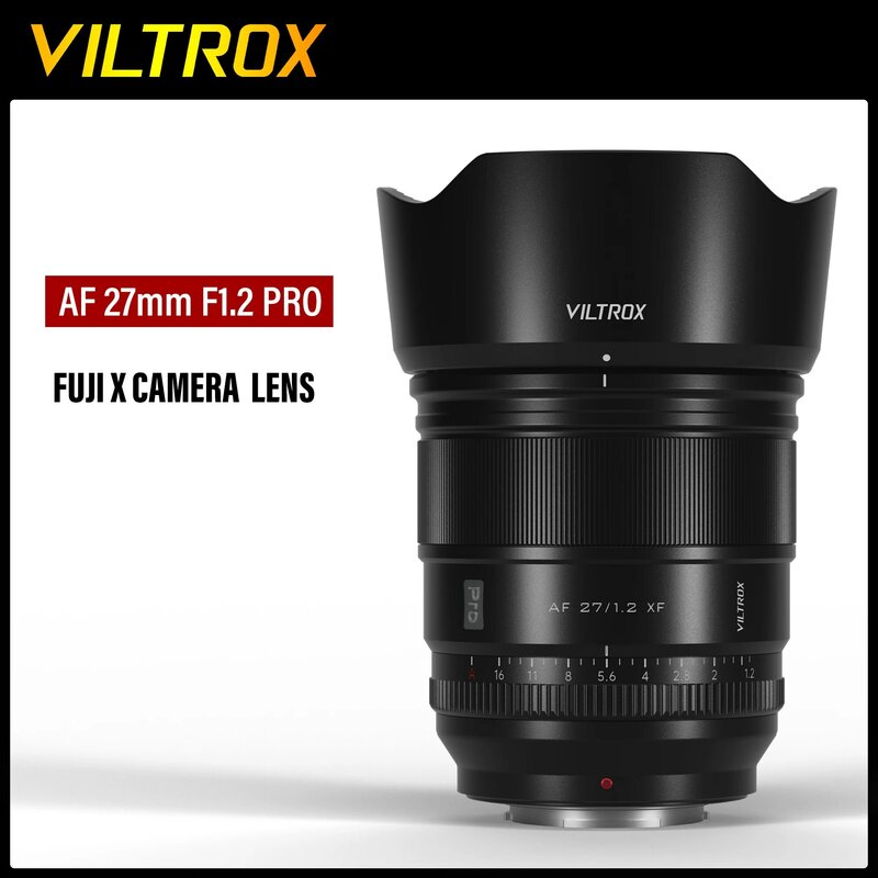كاميرا VILTROX-Pro Fuji XF ، فتحة كبيرة للغاية ، عدسة أولية مصممة لكاميرات FUJIFILM X Mount ، 27 ، 75: ، F.1.2
